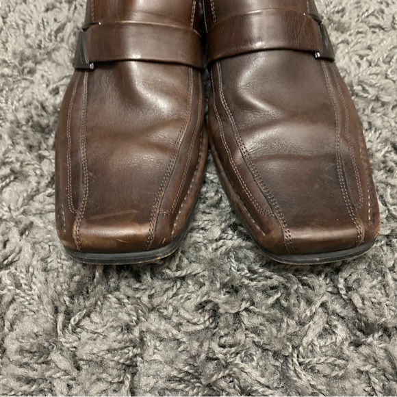 Kenneth Cole brown leather shoes, size 10 - Picture 5 of 5
